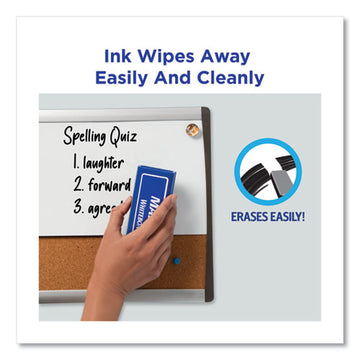 Avery® Marks A Lot Desk-style Dry Erase Marker Value Pack, Broad Chisel Tip, Black, 36-pack (98207) freeshipping - TVN Wholesale